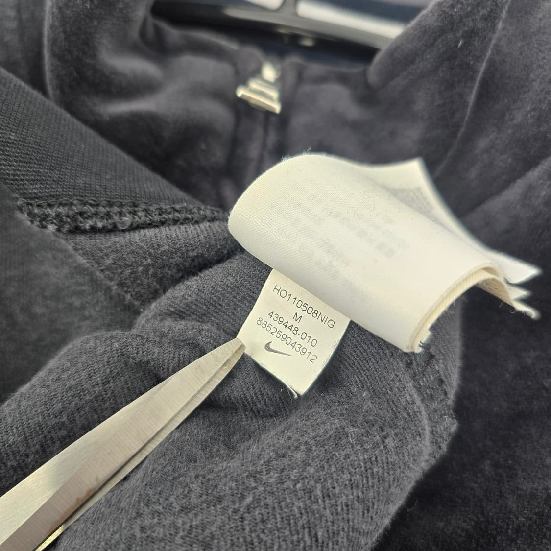 early 2000s 나이키 벨루어 후드집업 상품이미지9