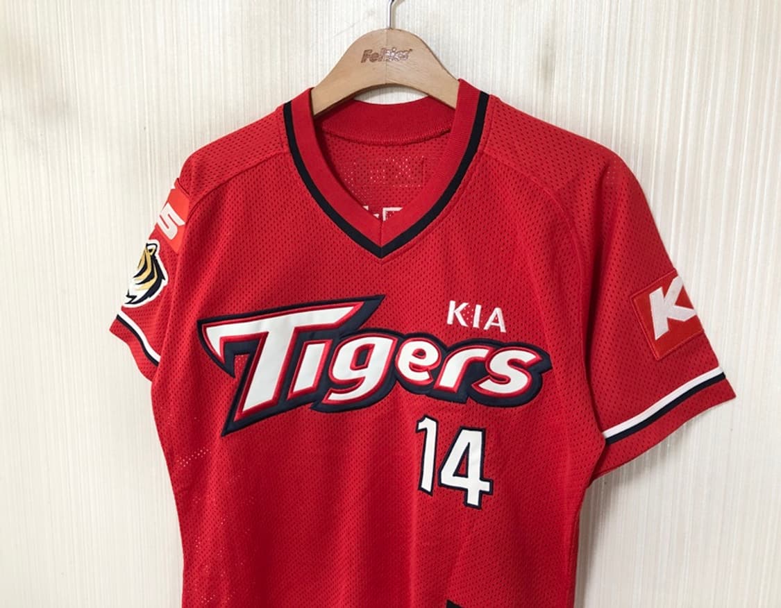 KBO 제트ZETT 기아타이거즈 올드어센틱 원정유니폼 90 #14 박경태 상품이미지5