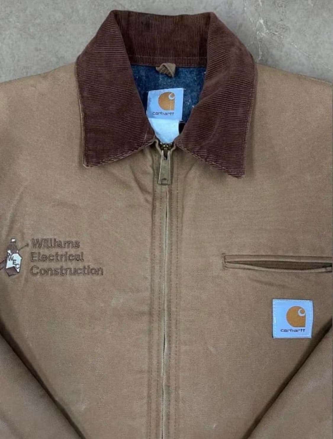 칼하트 디트로이트 자켓 jo1 46사이즈 브라운 상품이미지2