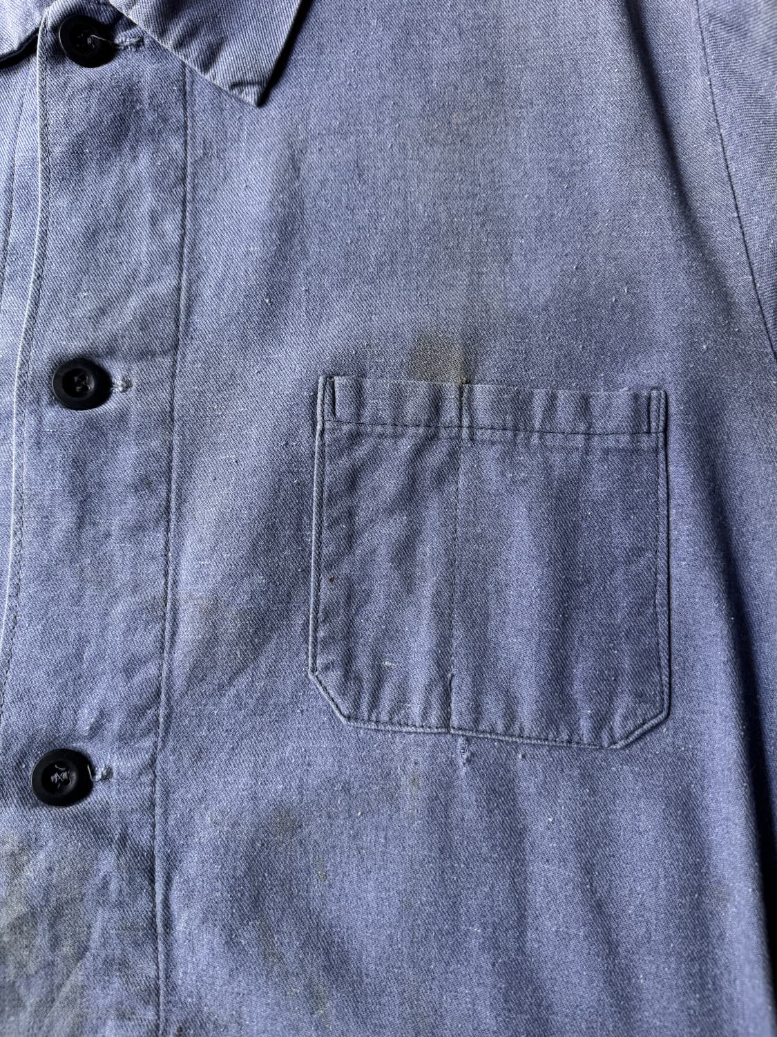 [S]90's 빈티지 더티워싱 트윌코튼 프렌치 워크 자켓 상품이미지4