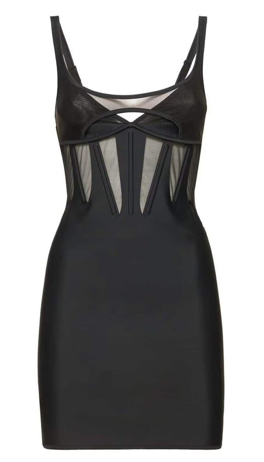 MUGLER X H&M Black Corset  Mini Dress 상품이미지2