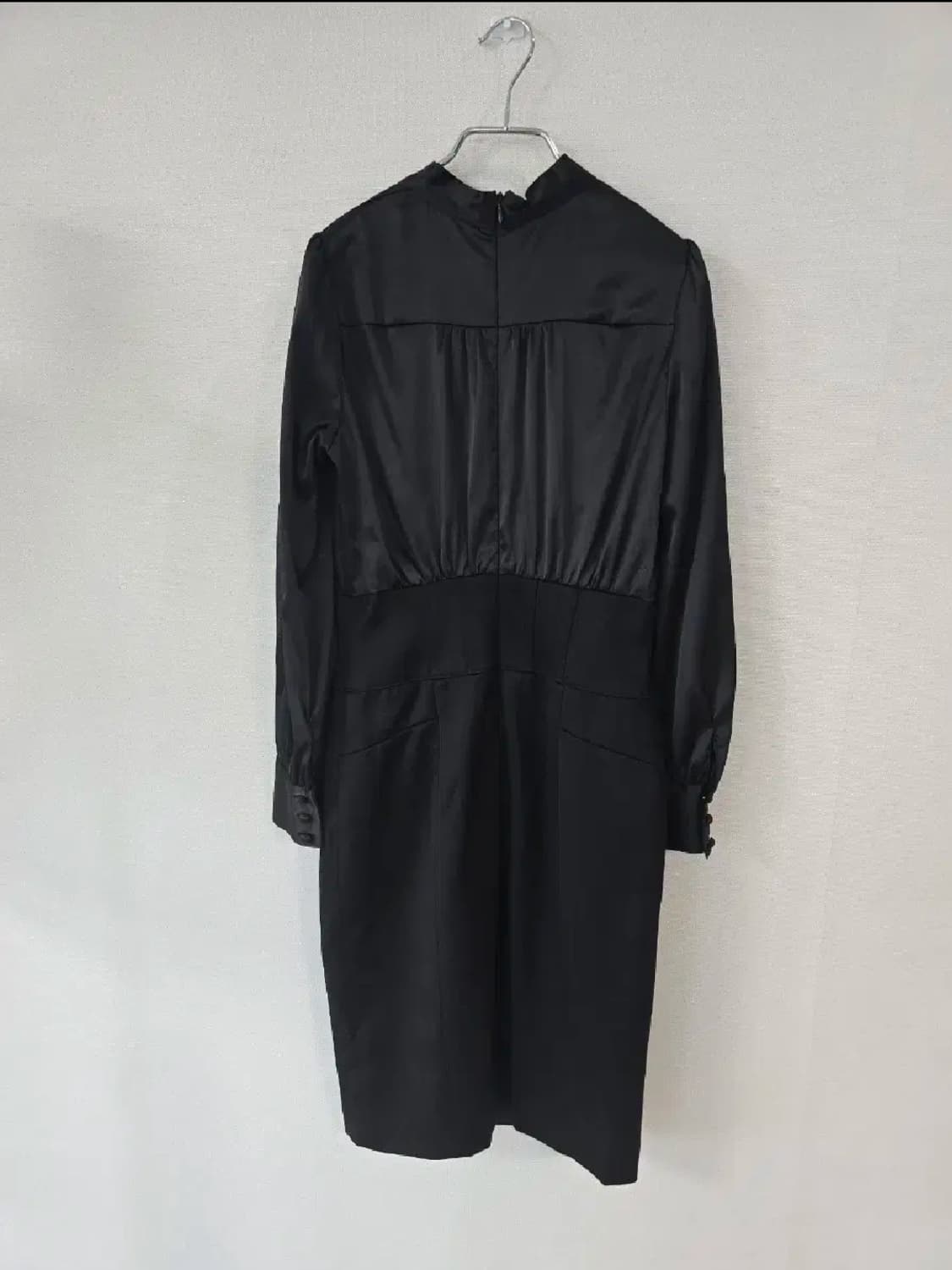 잇미샤 몸매강조 세련된 랩스타일 모직 원피스 상품이미지8