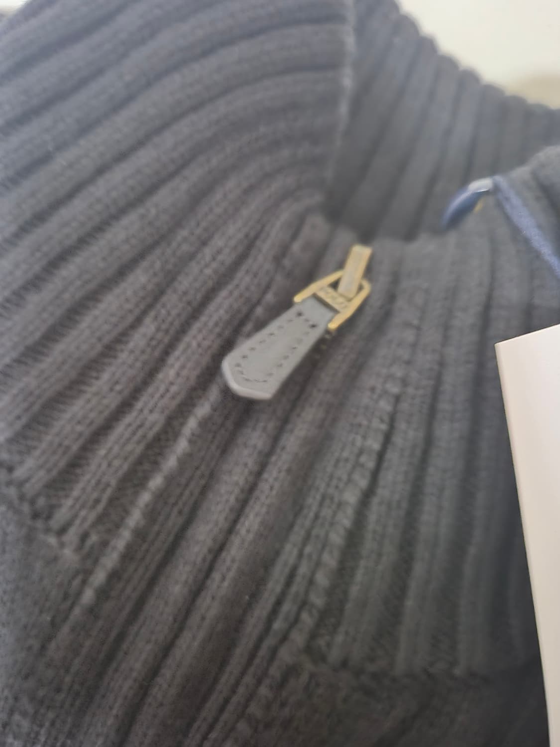 폴로 풀집업 블랙 M 100 (새상품) 상품이미지3