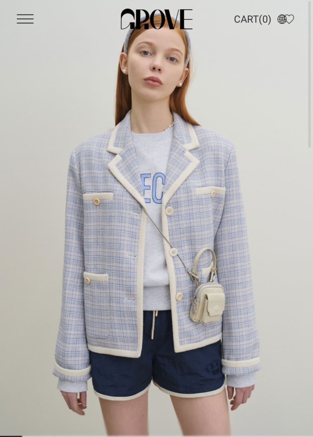 그로브스토어 코코 트위드 자켓 상품이미지1