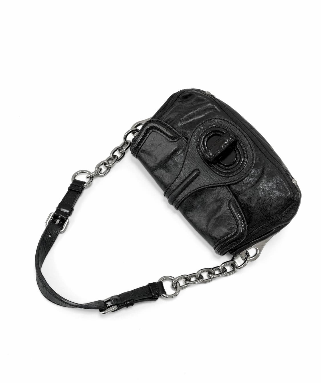 프라다 빈티지 레더 체인 숄더백 상품이미지1