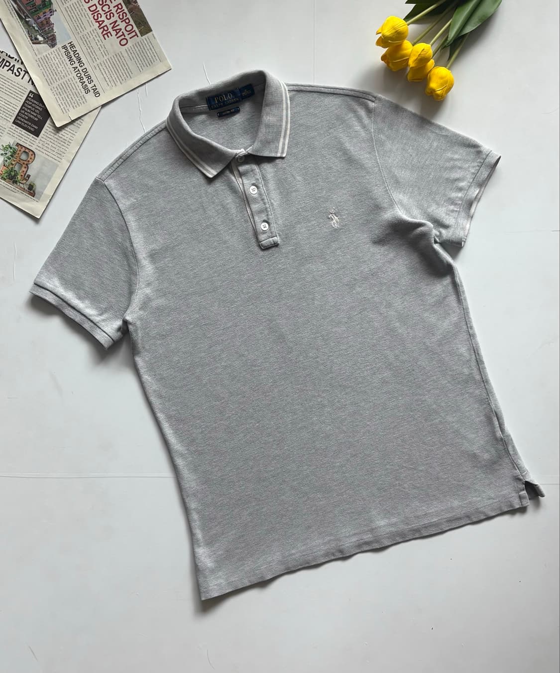 Polo 폴로랄프로렌 멜란지 그레이 PK 카라티  상품이미지1