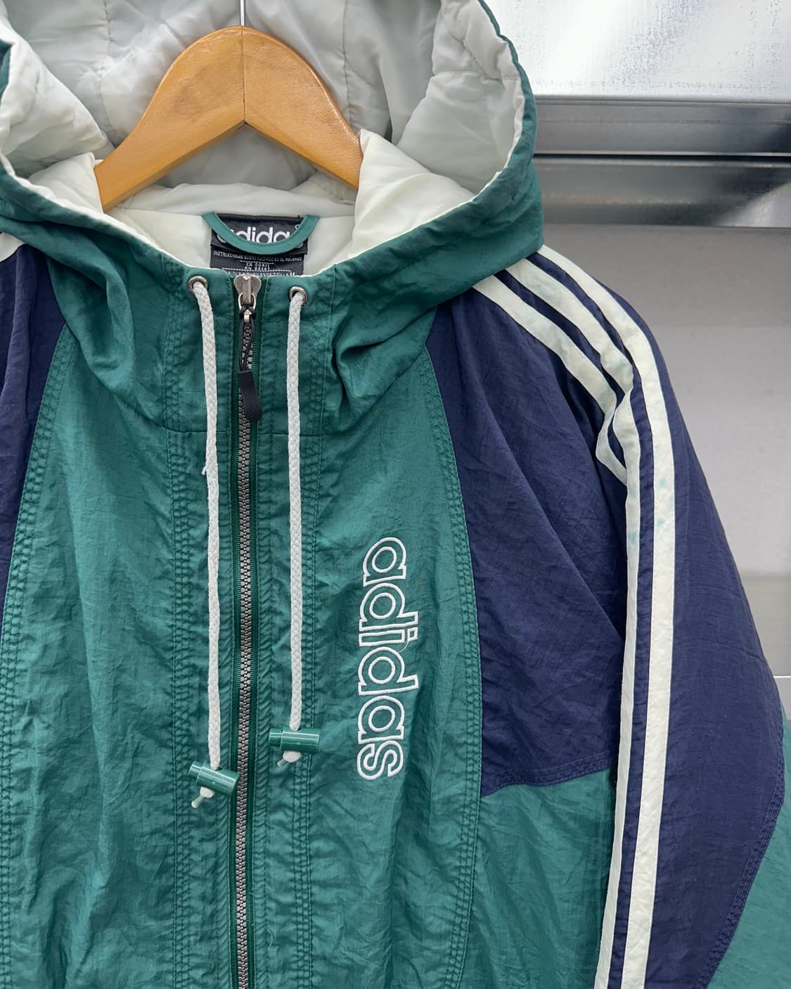 (L)90'S 아디다스 누빔 점퍼-M1183 상품이미지2