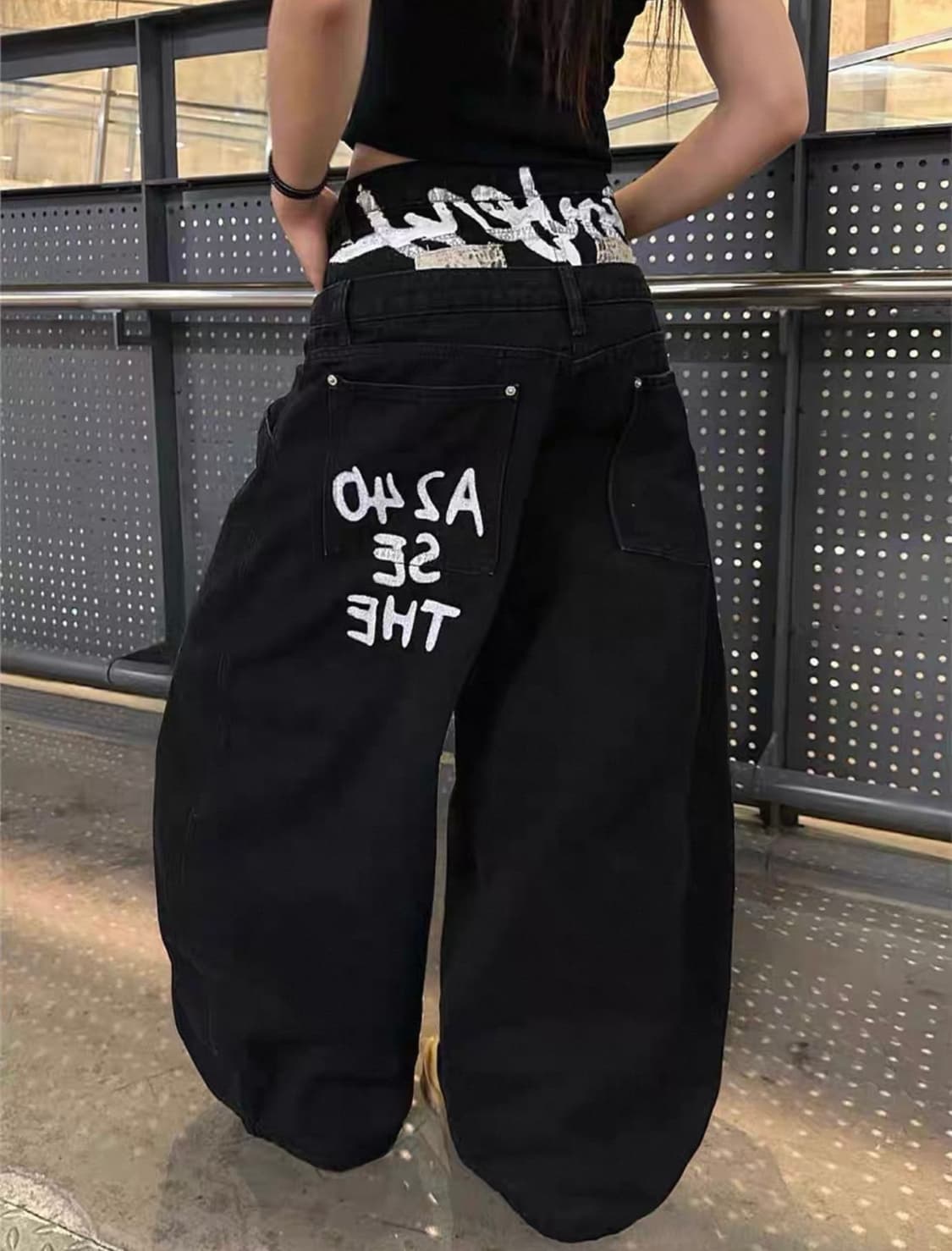 와이드 데님 팬츠 상품이미지1