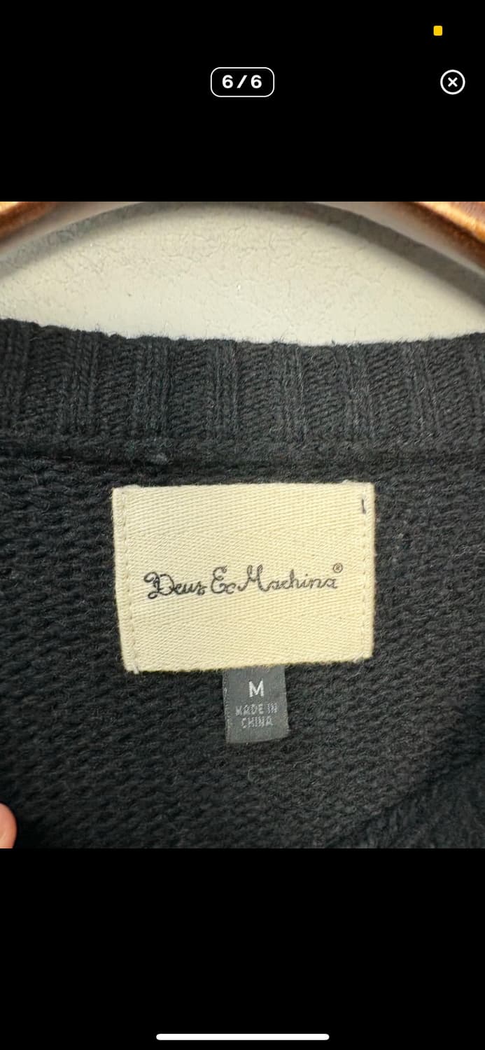 데우스 엑스마키나 스컬 로고 니트 H936 상품이미지6