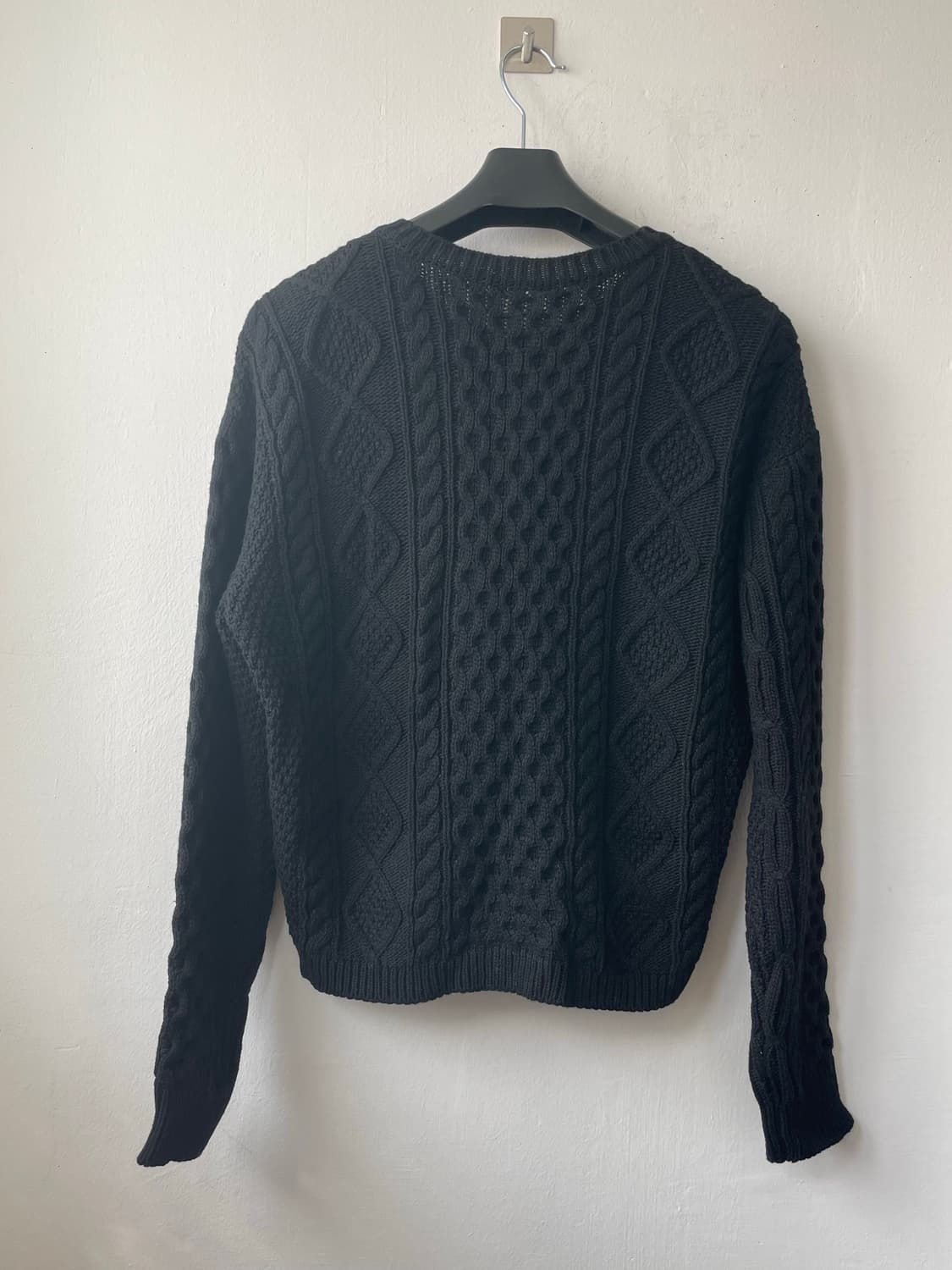샵오눅(shoponuk) 케이블 가디건 블랙 새상품 상품이미지7