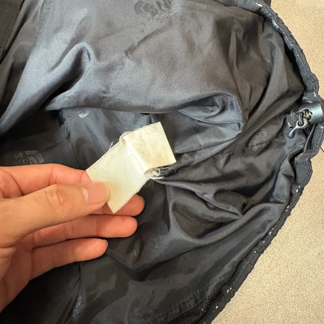 노스페이스 정품 국내 고어텍스 블랙 윈드브레이커 자켓 상품이미지8