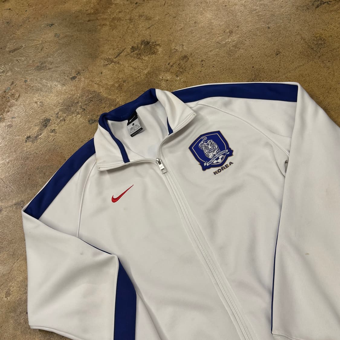 나이키 흰파 화이트 블루 코리아 한국 국대 져지 트랙탑 상품이미지1