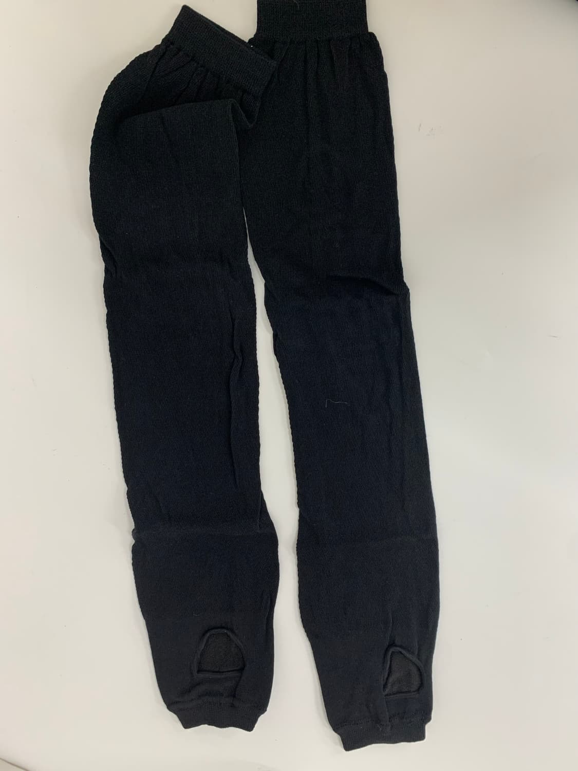 faerie hole gauze long warmer BLACK 상품이미지7