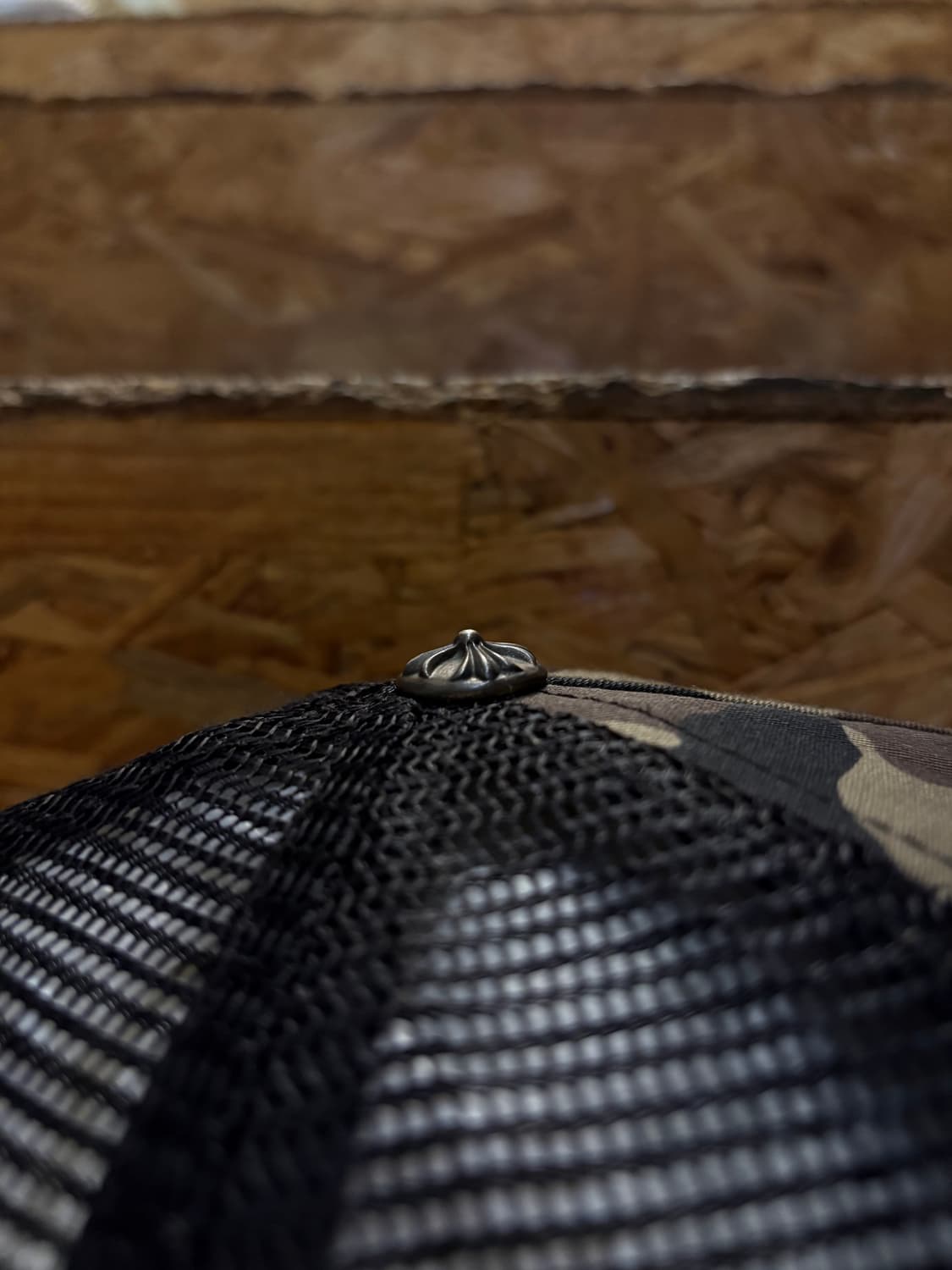 00s Chrome Hearts 크롬하츠 ch로고 카모 레이어드 메쉬캡 상품이미지4