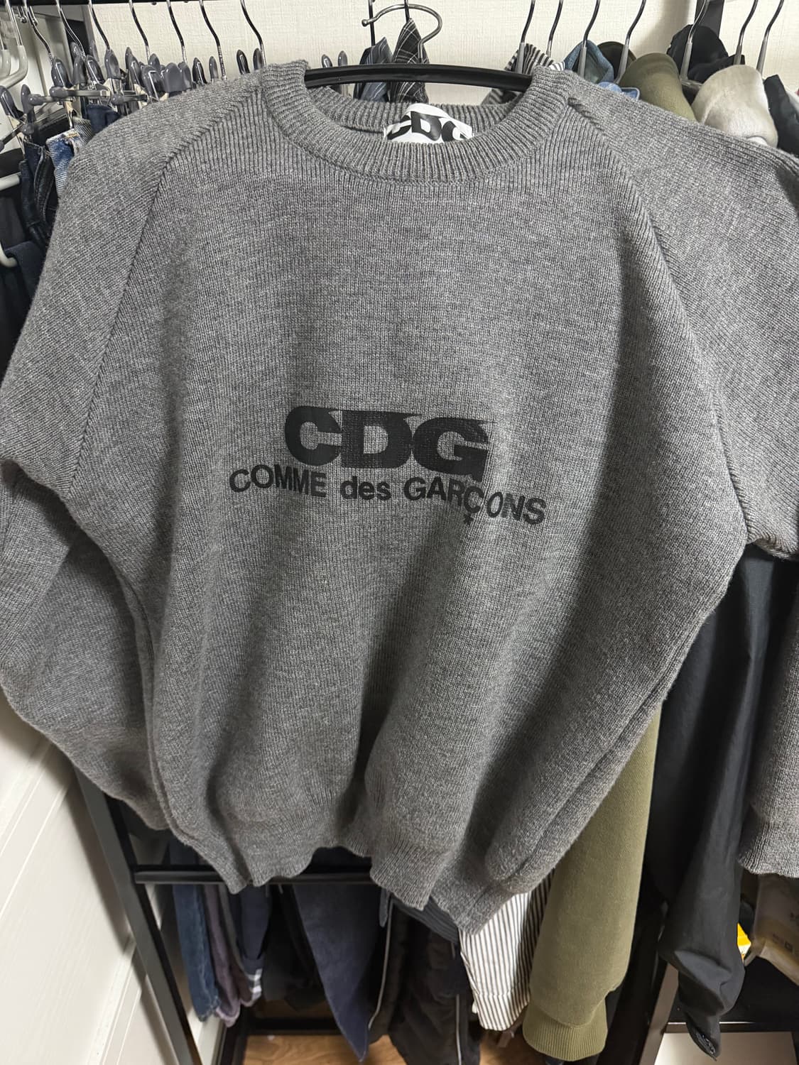 cdg 라운드넥 크루넥 니트 상품이미지1