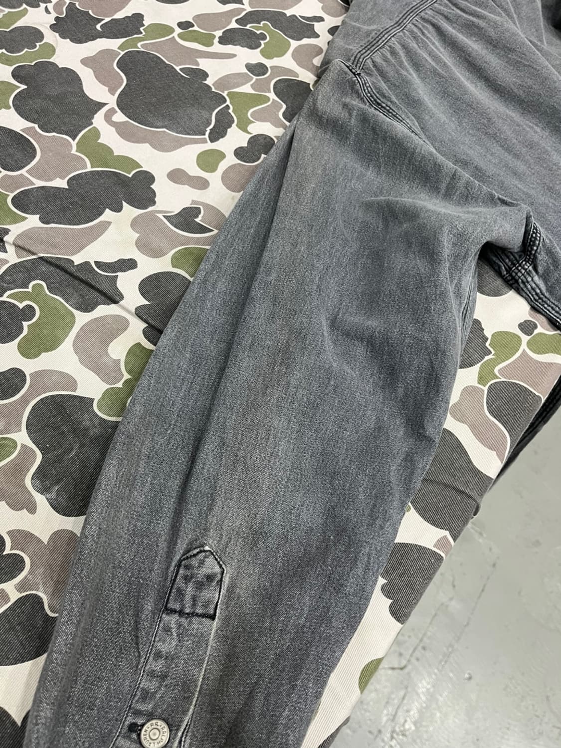 90s RRL 더블알엘 데님 셔츠 XL 상품이미지8