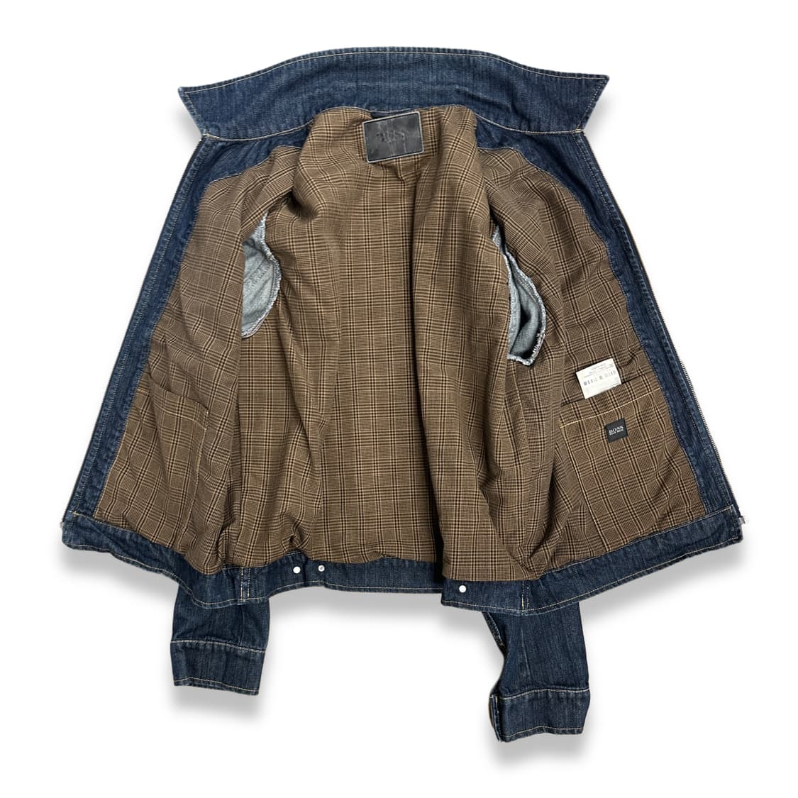2006' 휴고보스 커브드 데님 집업 자켓 XL 상품이미지3