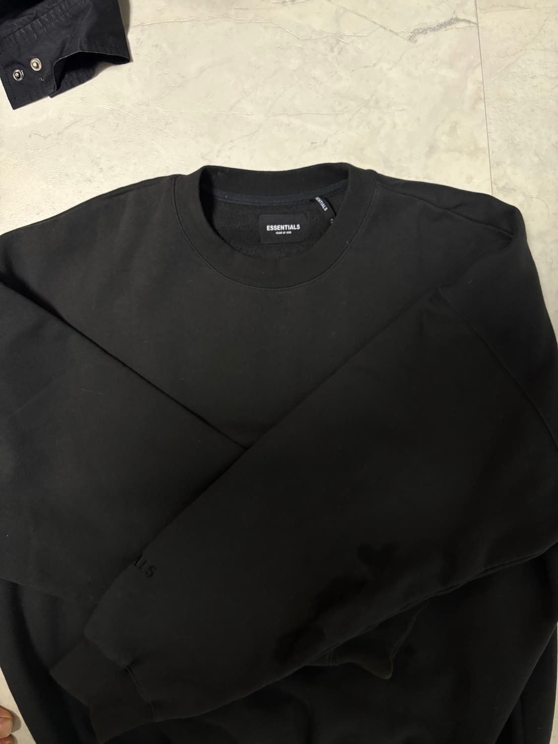 에센셜 리플렉티브 백로고 맨투맨 XL  상품이미지1