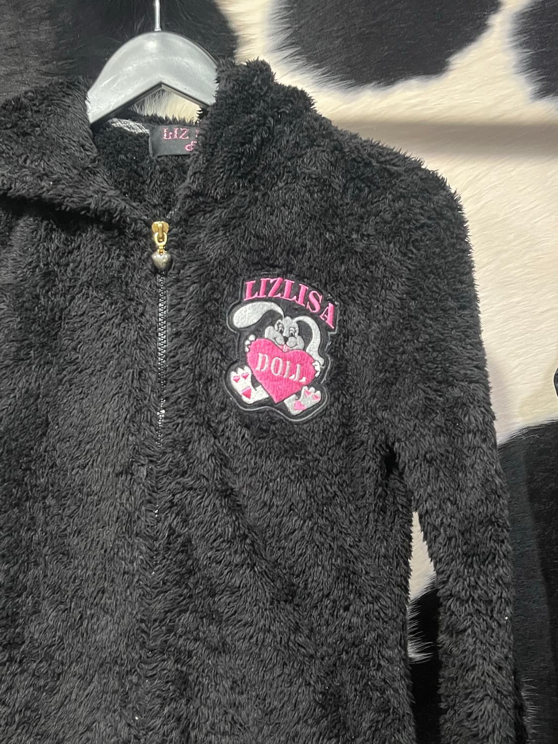 리즈리사 토끼귀 포인트 후드집업 상품이미지4