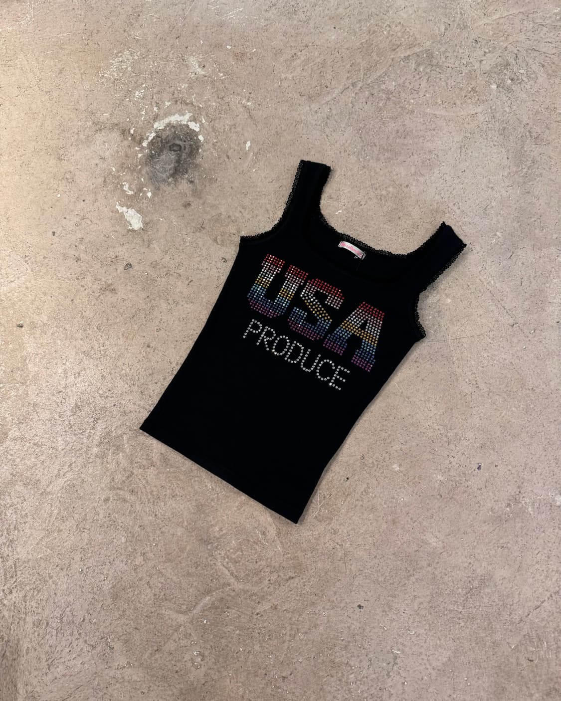 큐빅 골지 나시 상품이미지1