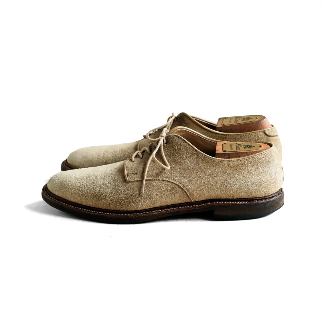 알든 29332 10.5D 언라인드 탄 스웨이드 더비 상품이미지5