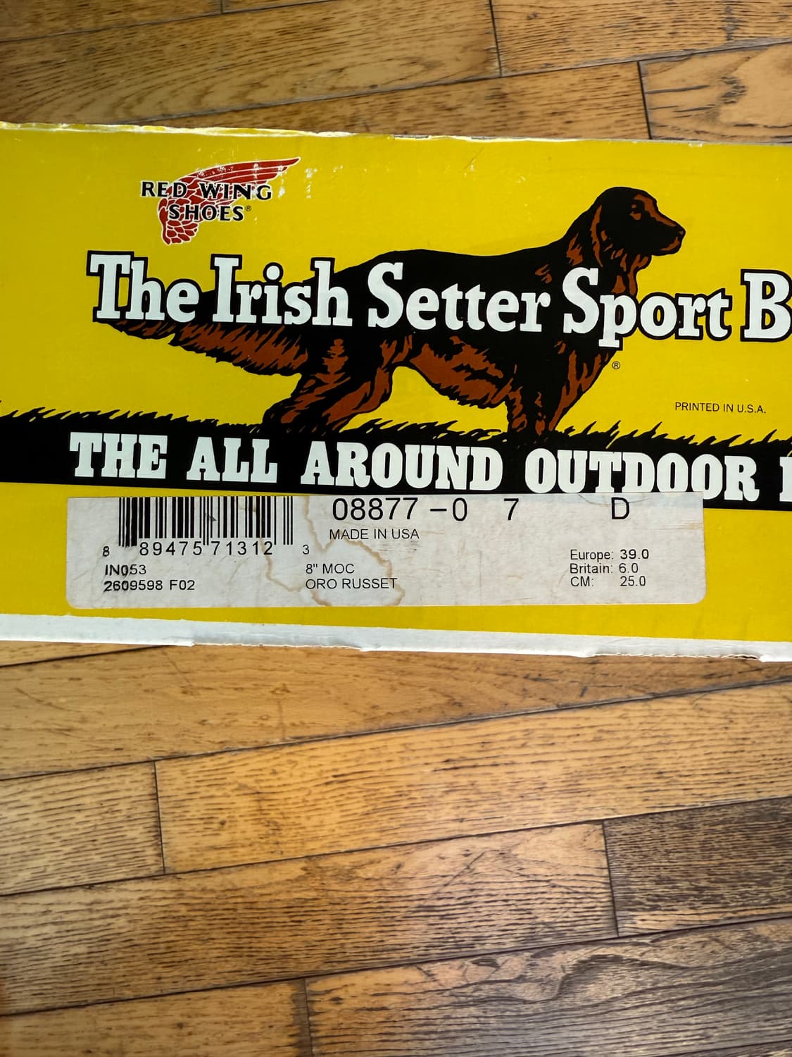 레드윙 아이리쉬세터 상품이미지6