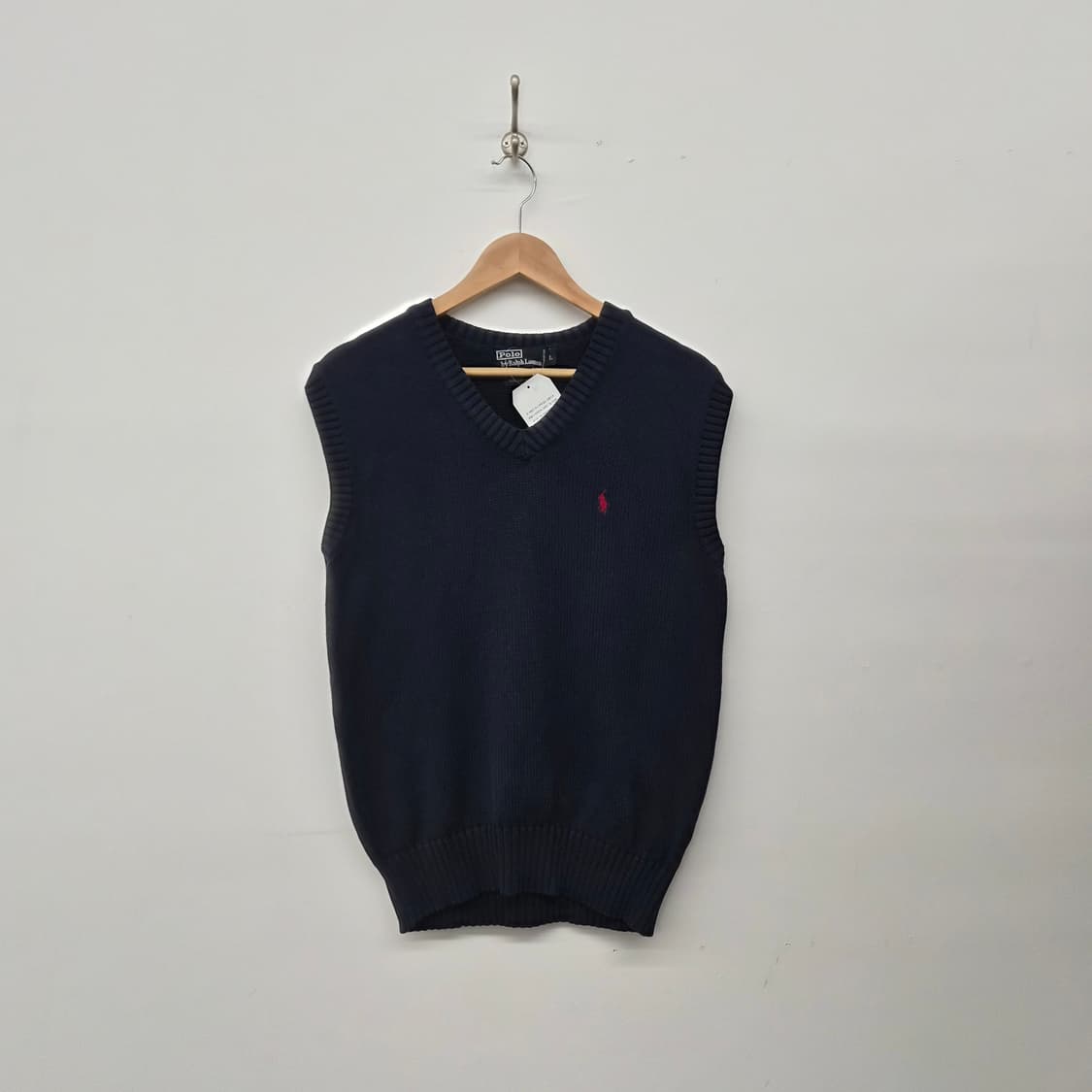 폴로 랄프로렌 니트 베스트 네이비 남여공용 L 상품이미지1