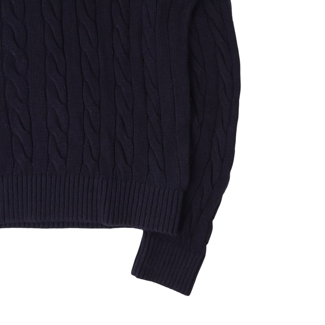 폴로 랄프로렌 QR 네이비 케이블 니트 상품이미지7