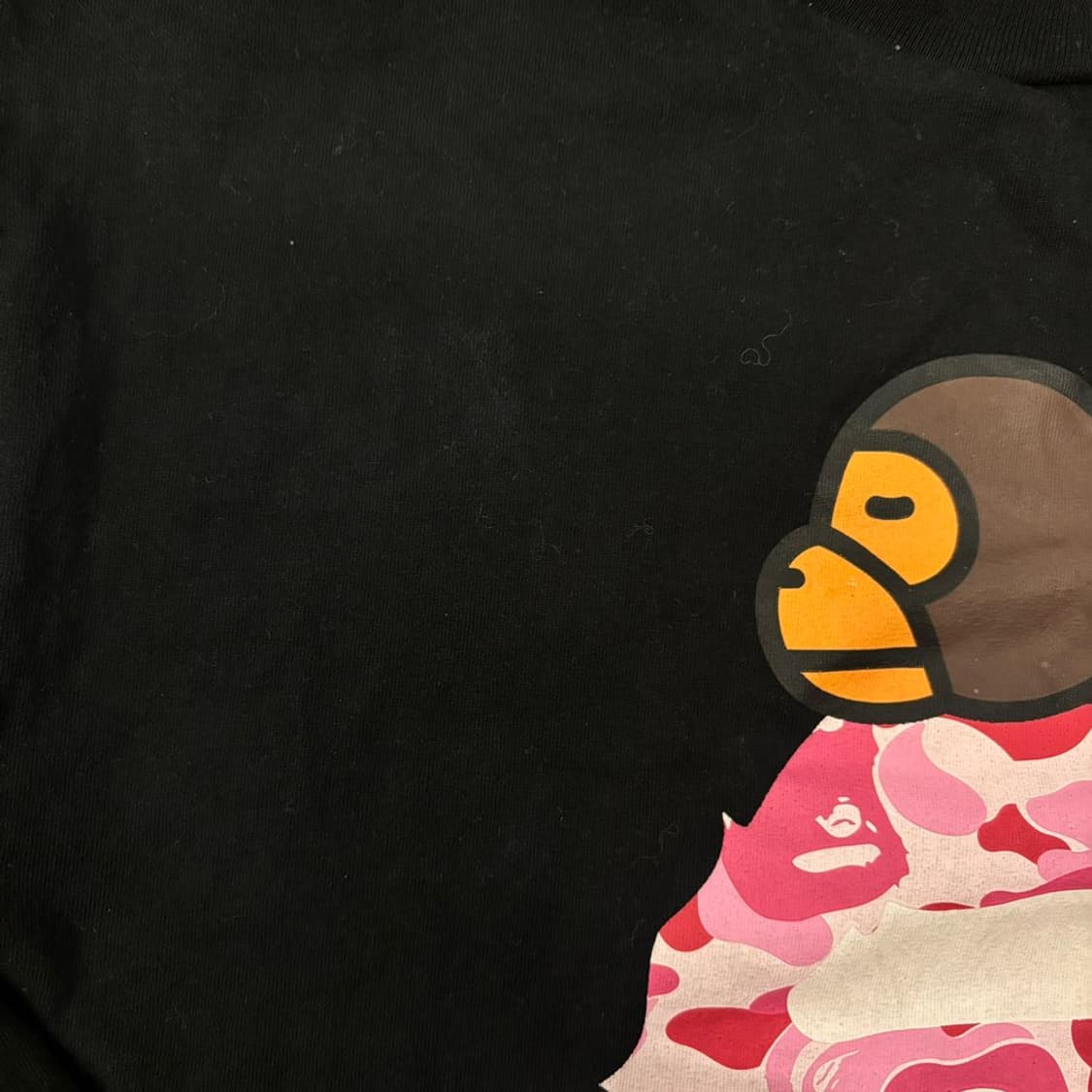 베이프 에이비씨 abc 핑크 카모 마일로 온 에이프 반팔티  상품이미지8