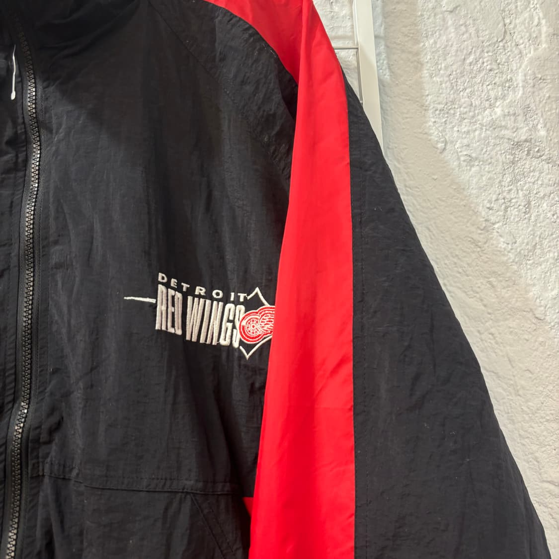 스타터 X NHL 90s 올드스쿨 디트로이트 레드윙스 바람막이 L 상품이미지5