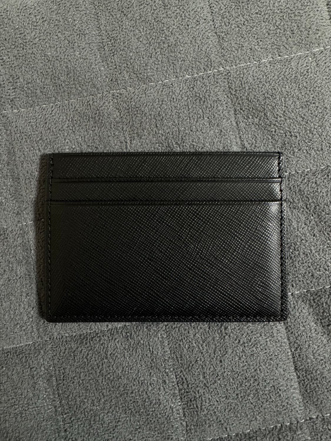 무신사 스탠다드 레더 카드 지갑 - 블랙 상품이미지3