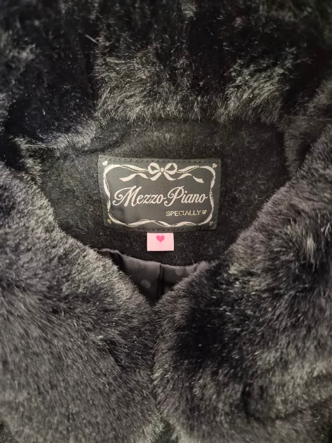 메조피아노 블랙코트 m사이즈 갸루 러블리 상품이미지8