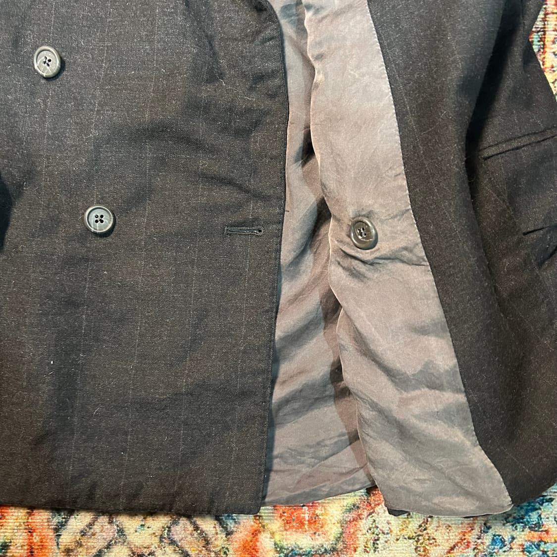 [M] 80s 에르메질도 제냐 더블 블레이저 상품이미지5