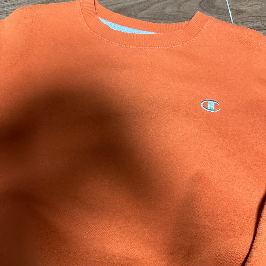 빈티지 챔피온 스웻셔츠 맨투맨 오렌지 라지 상품이미지2
