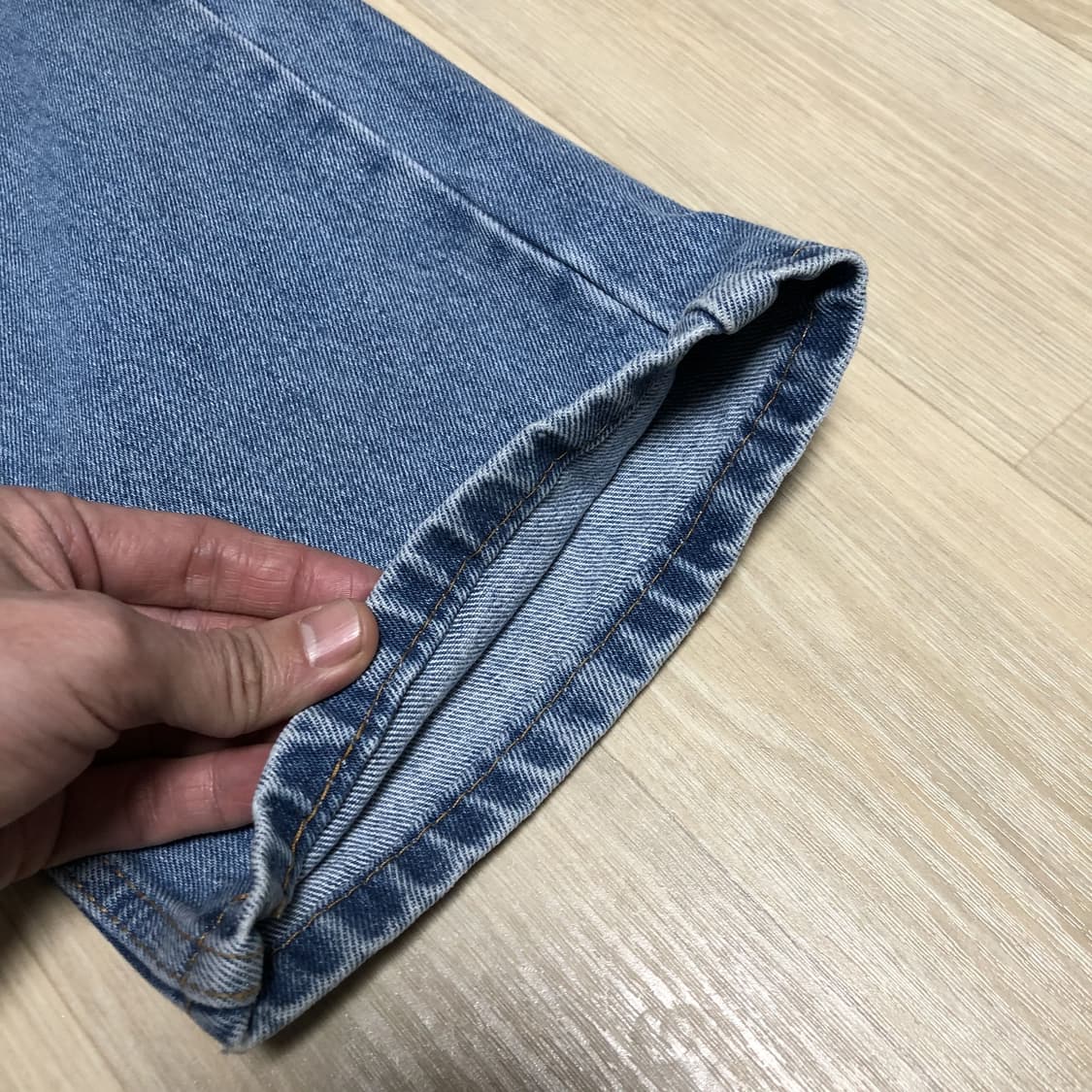 (31) 리바이스 Levi's 505 레귤러핏 연청 워시드 데님 상품이미지3