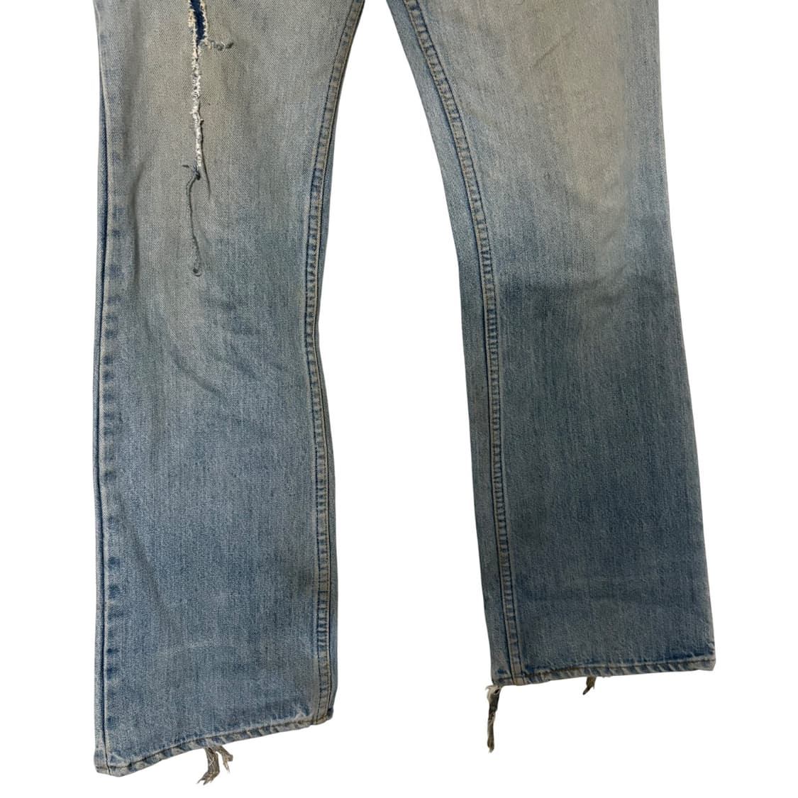 80s 오렌지탭 리바이스 517 부츠컷 플레어 리페어 데님 팬츠 31 상품이미지3