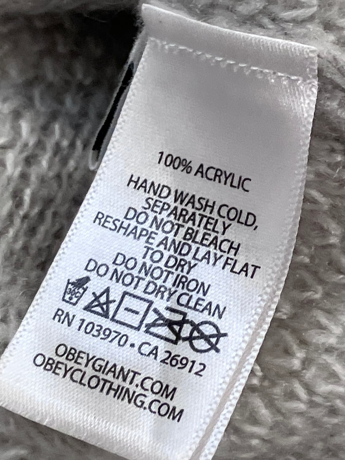 오베이 패턴 가디건 그레이 M #csz3178 상품이미지5