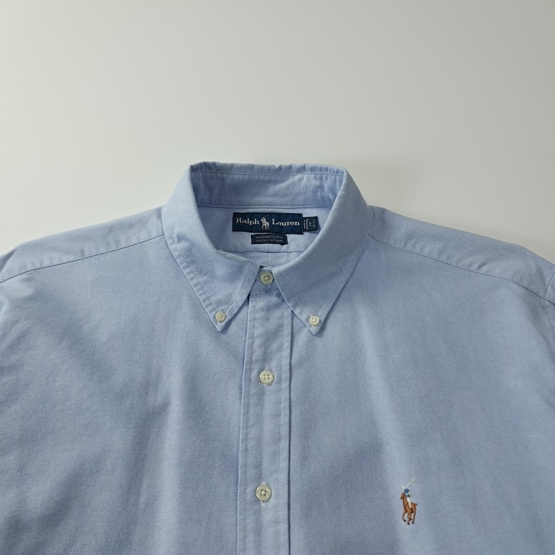 CK543 XL 폴로 90s 옥스포드 클래식블루 셔츠 남방 상품이미지2