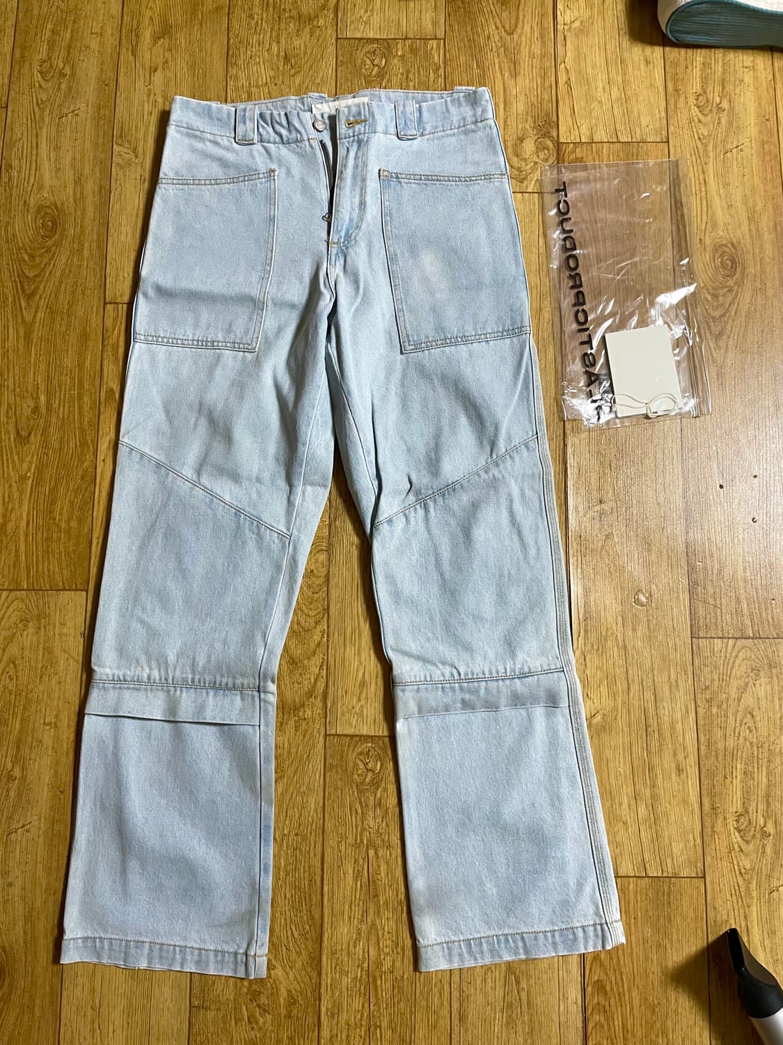 플라스틱프로덕트 지퍼 팬츠 M 상품이미지2