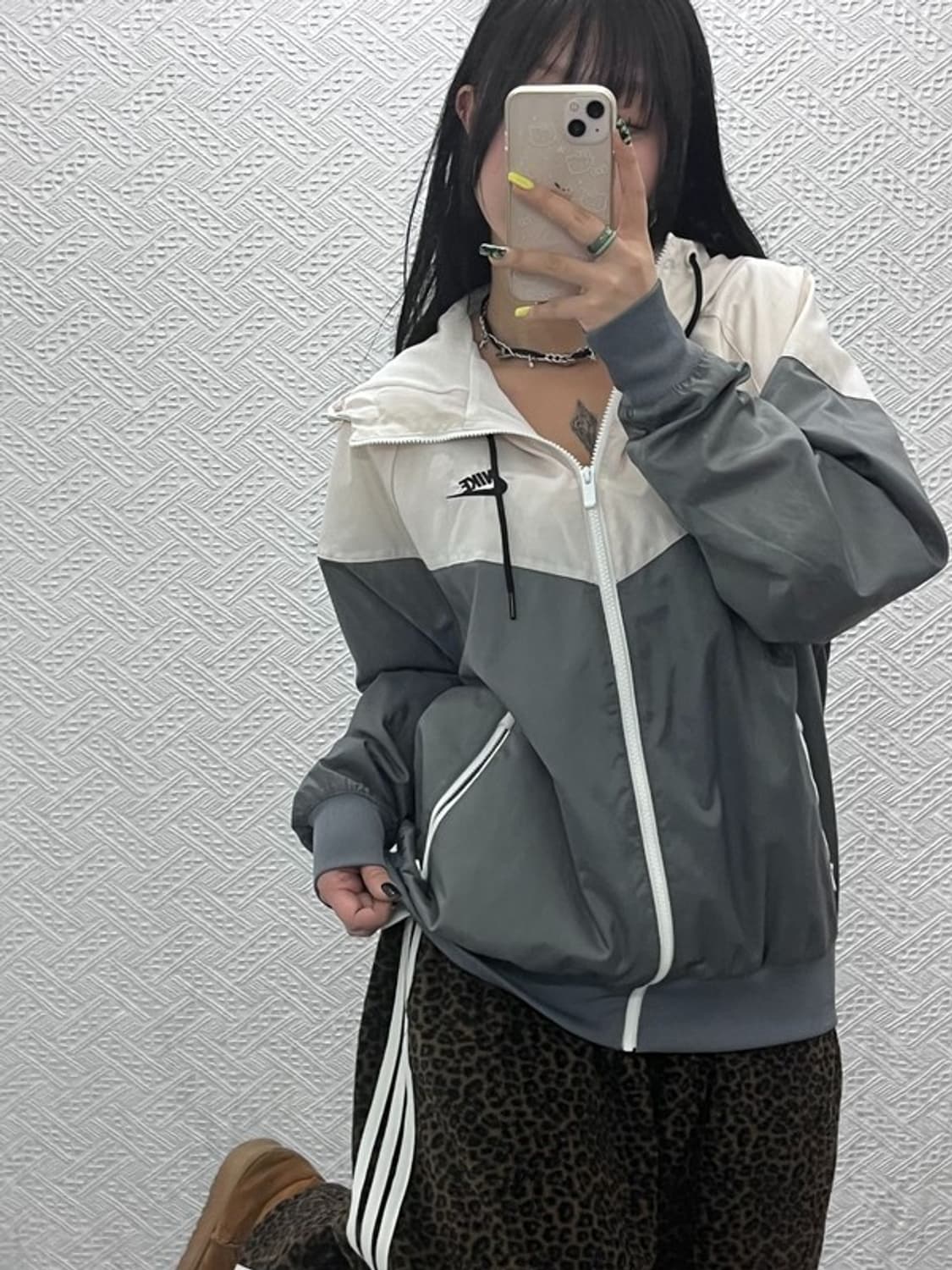 나이키 올드스쿨 레트로 윈드러너 바람막이 자켓 M C07566 상품이미지1