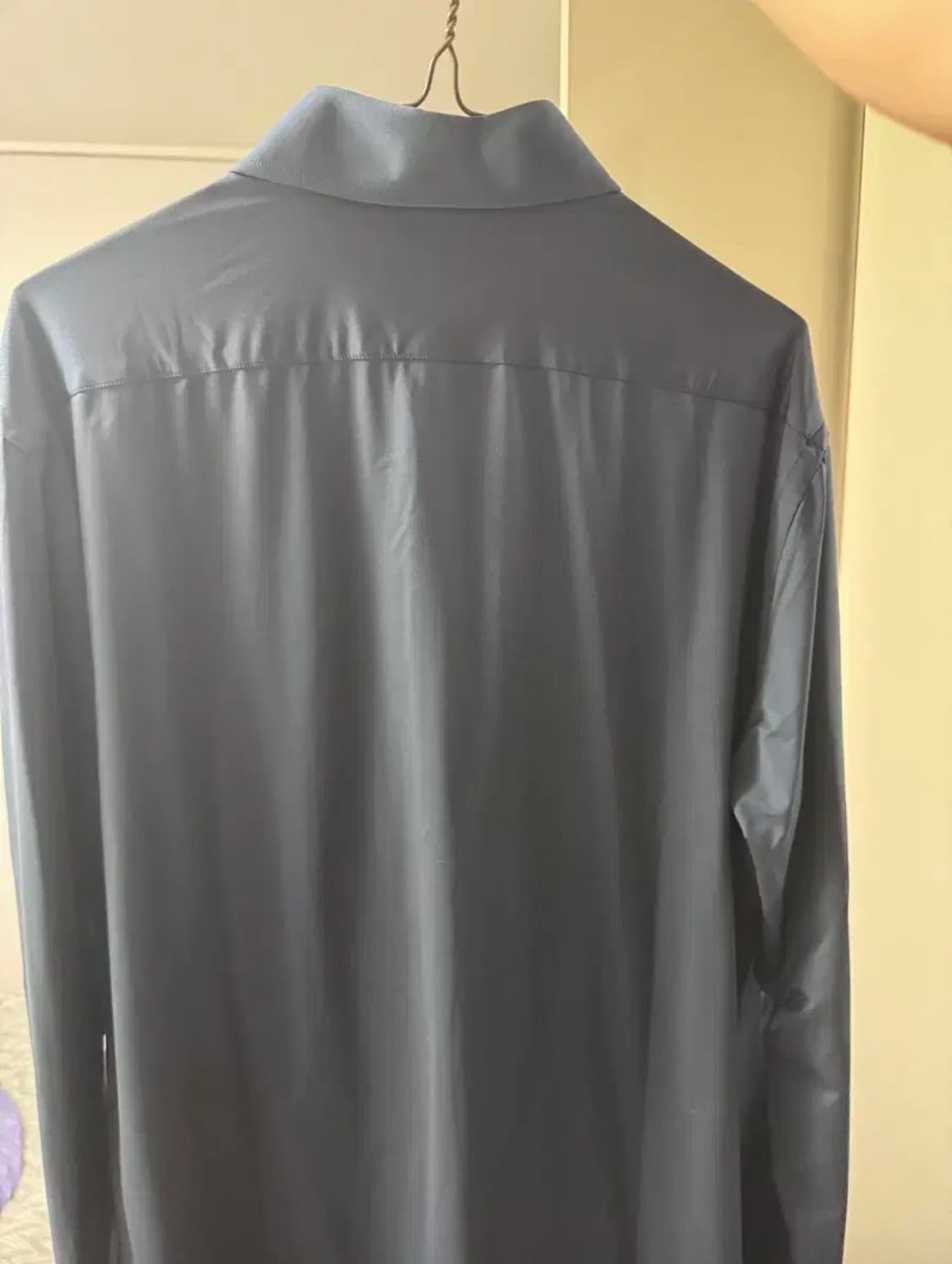 알레그리 네이비 솔리드 셔츠 XL (타브랜드 기준 110 (2xl)) 상품이미지3