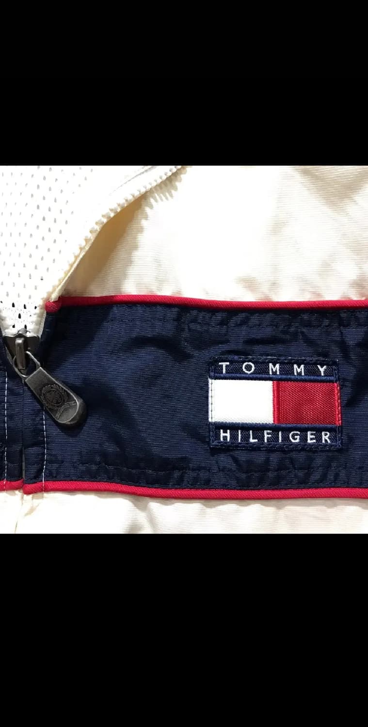 [[L+, 공용] 타미힐피거(TOMMY) 올드스쿨 오버핏 바람막이 상품이미지5