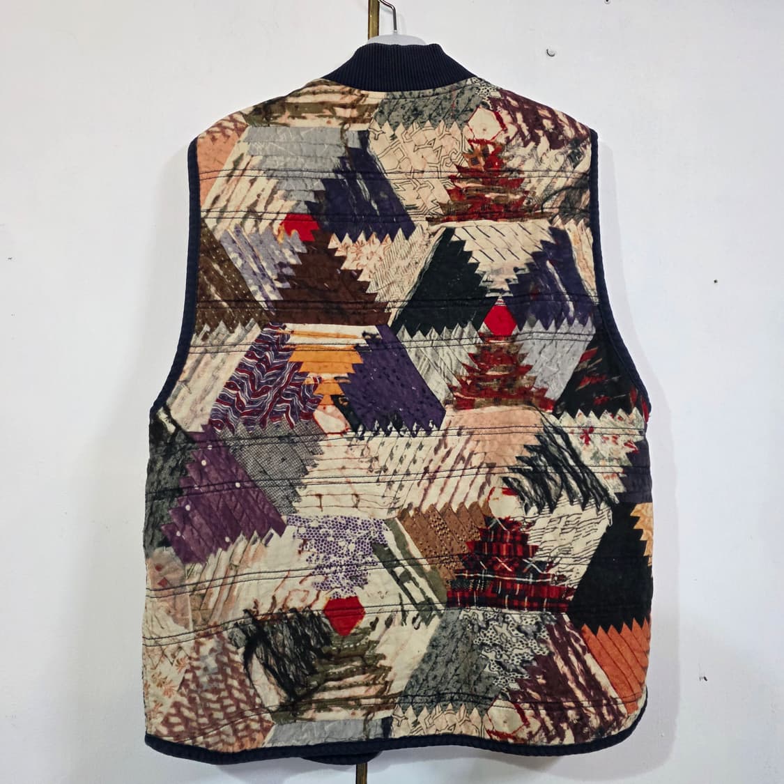 폴로 랄프로렌 데님&서플라이 빈티지 패치워크 조끼 베스트 집업 자켓  L 상품이미지2