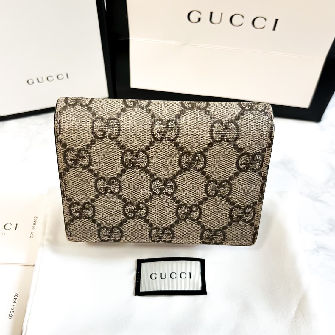 구찌 GG 수프림 체리 카드지갑 상품이미지2