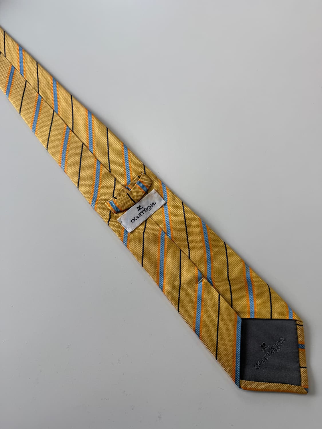 꾸레쥬 (Courreges) 실크 넥타이 8.7cm 상품이미지3