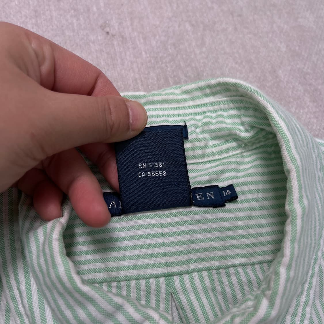 W 100 폴로랄프로렌 스트라이프 셔츠 상품이미지4