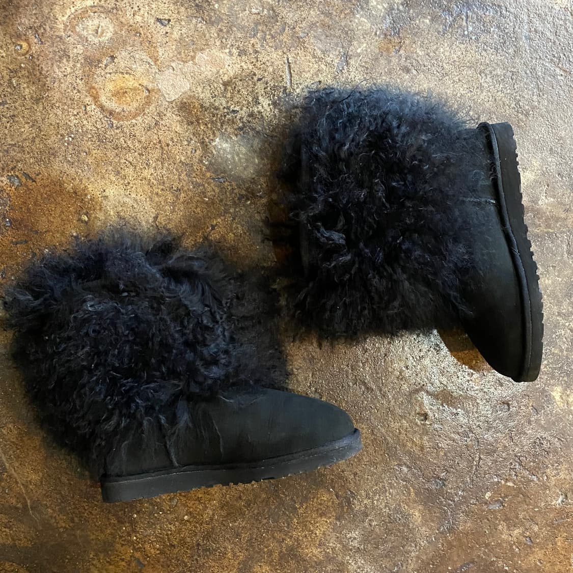 (250) UGG 어그 블랙 털 부츠 상품이미지6