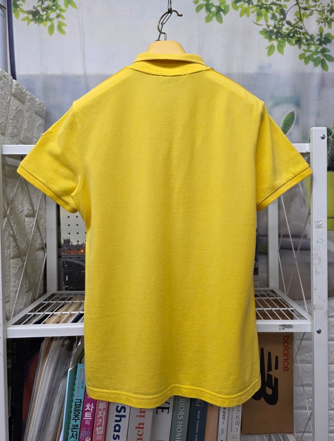 몽클레어 남성 카라 반팔티 슬림M 옐로우 마그리아 폴로반팔 MN09 상품이미지4
