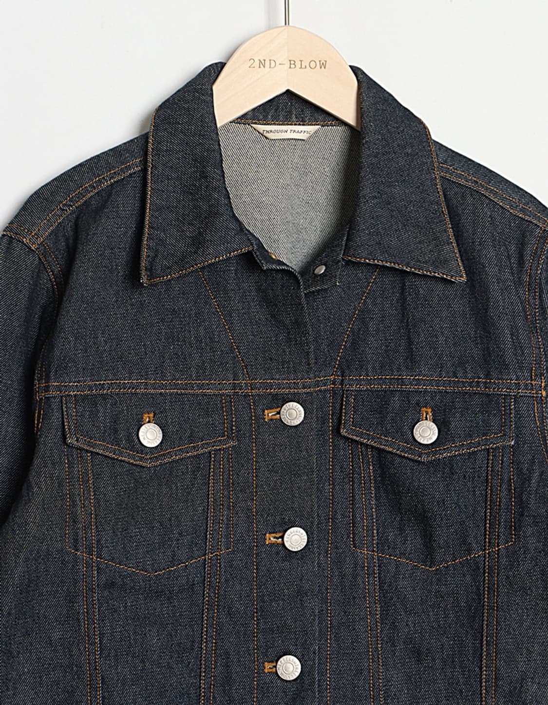 THROUGH TRAFFIC Denim Jacket 상품이미지2