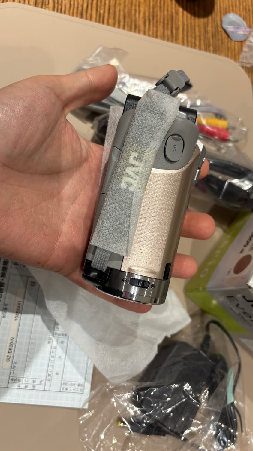 미사용 카리나 JVC GZ-E600 빈티지 캠코더 레트로 감성 영상  상품이미지3